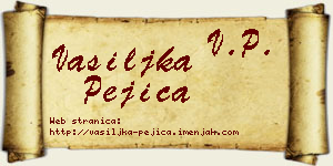Vasiljka Pejica vizit kartica